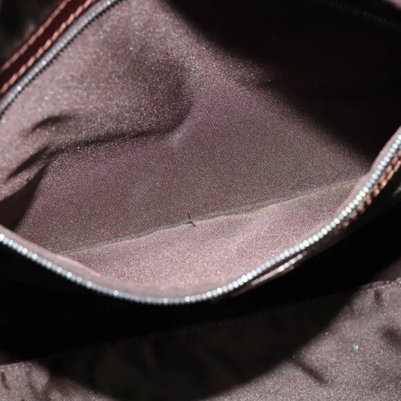 FENDI Zucca Canvas Hand Bag Black Brown Auth ar13658 - Picture 12 of 16